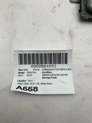 2013-2015 NISSAN SENTRA 1.8L Engine Motor Brain Box Module 121k OEM BEM404300A - Image 6