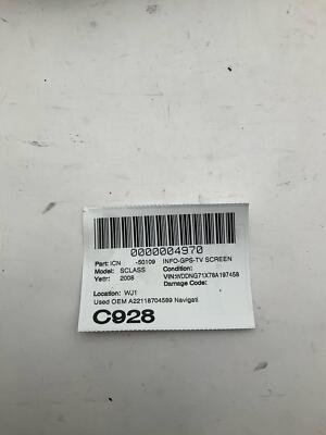 2007-2009 MERCEDES S-CLASS Navigation Information Display Screen OEM - Image 6