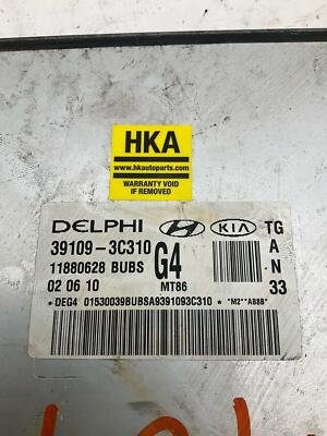 2011 HYUNDAI AZERA 3.3L Engine Motor Brain Box 154k Miles OEM 391093C310) - Image 6