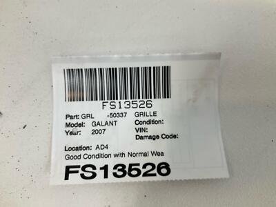 2007-2008 MITSUBISHI GALANT Grille Upper Front OEM 7450A583 - Image 3