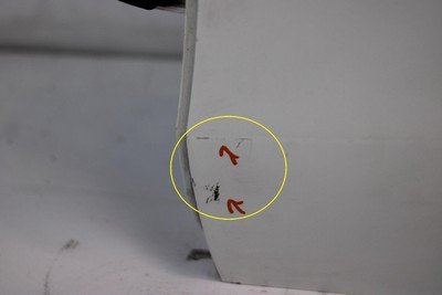 2014-2020 MITSUBISHI MIRAGE Rear Door Left Driver Side OEM White Ext - Image 12