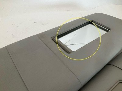 2004-2007 BMW 530i Sun Visor Sold as Pair Beige Vinyl OEM 51167122869 - Image 3