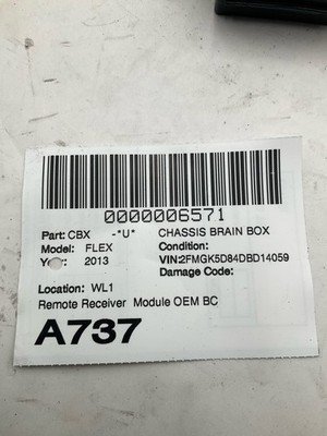 2013 FORD FLEX Remote Receiver Module OEM BC3T15K802GA - Image 7