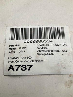 2013-2015 FORD FLEX Front Center Console Shifter Selector Cup Holder Bezel Trim - Image 14