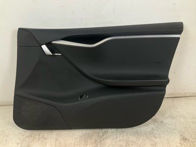 2014-2018 TESLA S Front Door Trim Panel Right Passenger Side OEM Black Leather