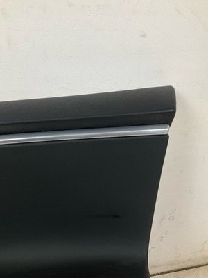 2014-2018 TESLA S Front Door Trim Panel Right Passenger Side OEM Black Leather - Image 2