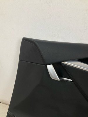 2014-2018 TESLA S Front Door Trim Panel Right Passenger Side OEM Black Leather - Image 3