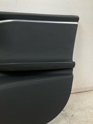 2014-2018 TESLA S Front Door Trim Panel Right Passenger Side OEM Black Leather - Image 5