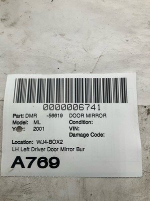 1999-2001 MERCEDES ML SERIES Door Mirror Left Driver Side Burgundy OEM - Image 7