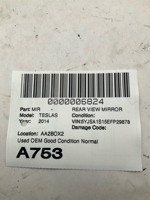 2012-2016 TESLA S Rear View Mirror OEM 13M152102800 Original Tesla Part - Image 6