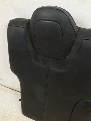 2012-2016 TESLA S Rear Seat Double Upper Back Rest Cushion Black Leather OEM - Image 2