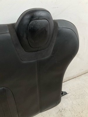 2012-2016 TESLA S Rear Seat Double Upper Back Rest Cushion Black Leather OEM - Image 3