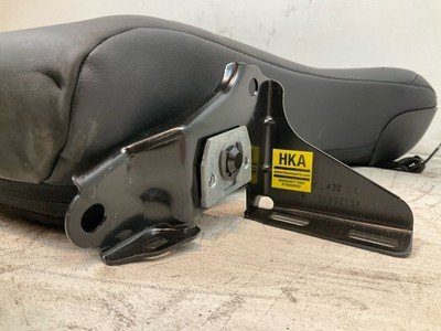 2012-2016 TESLA S Rear Seat Double Upper Back Rest Cushion Black Leather OEM - Image 12