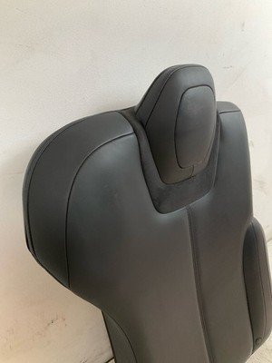 2012-2016 TESLA S Rear Seat Single Back Rest Cushion Black Leather OEM - Image 2