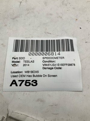 2012-2016 TESLA S Speedometer Cluster Parts Only OEM 100478800C Parts ONLY - Image 5