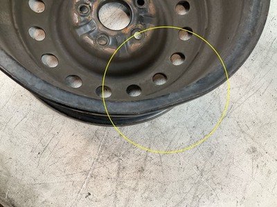 2002-2006 TOYOTA CAMRY Wheel Rim 15x6.5" Steel 5 Lug 4.5" Bolt Pattern OEM - Image 8