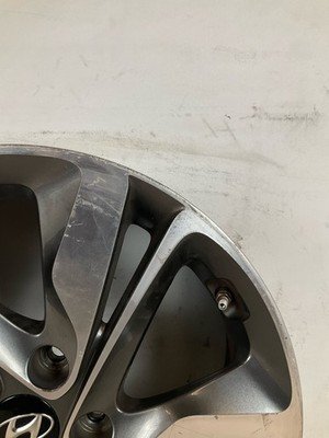 2014-2016 HYUNDAI ELANTRA Wheel Rim 17x7" Alloy 5 Twisted Spoke Machined OEM - Image 5