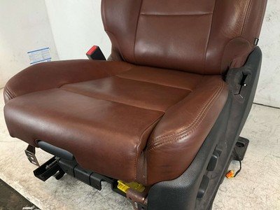 2016 CADILLAC ATS Front Seat Left Driver Side Coupe Brown Leather OEM - Image 6