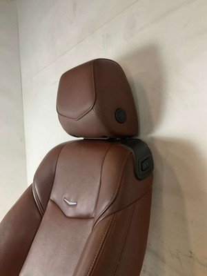 2016 CADILLAC ATS Front Seat Left Driver Side Coupe Brown Leather OEM - Image 9