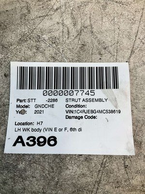 2016-2022 JEEP GRAND CHEROKEE Strut Shock Assembly Left Driver Front Side OEM - Image 11