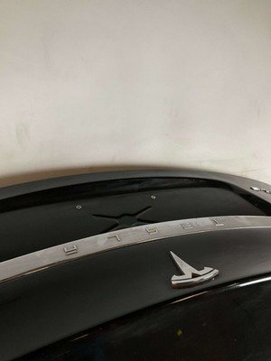 2012-2016 TESLA S Trunk Decklid Black Ext with Lid Tail Lights OEM - Image 4