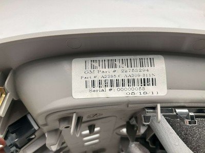 2012-2013 GMC TERRAIN Front Console Overhead Dome Light Assembly OEM 22758294 - Image 6