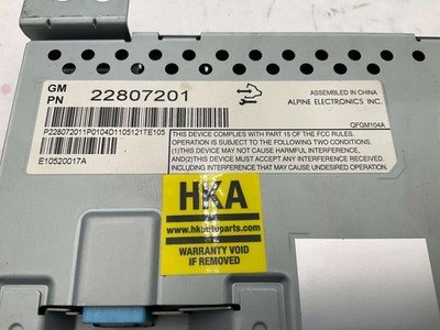 2012-2017 GMC TERRAIN Display Screen 7" Assembly Original Factory Part OEM - Image 4