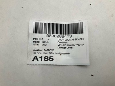 2020-2024 KIA SOUL Door Lock Actuator with Handle Assembly Left Front Driver OEM - Image 8