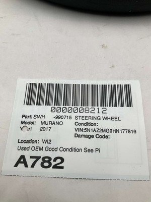 2015-2018 NISSAN MURANO Steering Wheel with Controls on Wheel OEM - Image 11