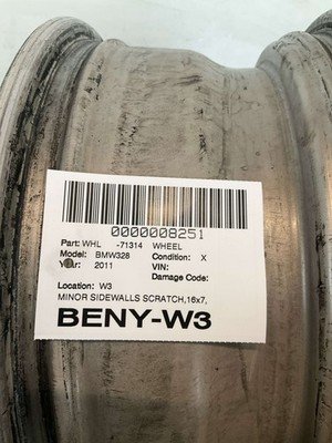 2008-2012 BMW 323i 328i E90 SERIES Wheel Rim 16x7" Alloy 12 Spoke 5 Lug OEM - Image 13