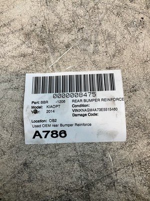 2014-2015 KIA OPTIMA Rear Bumper Reinforcement Assembly Original Factory Part - Image 12