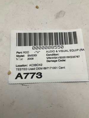 2006-2008 BMW 330i E90 Center Console Mounted Display Screen Controller Knob OEM - Image 7