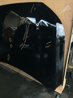 2020-2025 HYUNDAI PALISADE Front Hood Original Hyundai Part Black OEM - Image 2