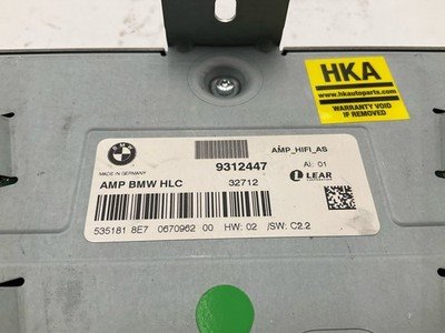 2012-2015 BMW 328 SERIES F30 Radio Sterio Amplifier HiFi OEM 9312447 - Image 5