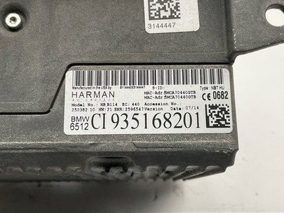 2012-2017 BMW 328i F30 SERIES Radio Reciever Control Dash Mounted Navigation OEM - Image 2