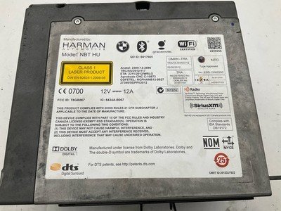 2012-2017 BMW 328i F30 SERIES Radio Reciever Control Dash Mounted Navigation OEM - Image 3