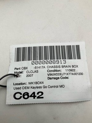 2007-2010 MERCEDES CL CLASS Keyless Go Control Module Oriignal Mercedes Part - Image 7