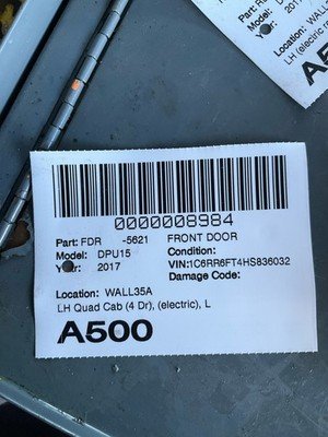 2009-2024 DODGE PICKUP 1500 Front Door Left Driver Quad Cab 4 Door OEM - Image 13