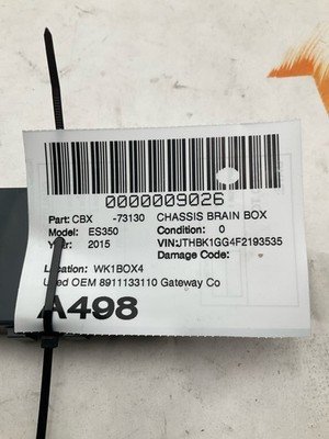 2014-2015 LEXUS ES350 Gateway Control Module OEM 8911133110 with 60k Miles - Image 6