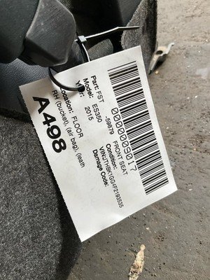 2013-2015 LEXUS ES350 Front Seat Right Passenger Black Leather Non Heated OEM - Image 18