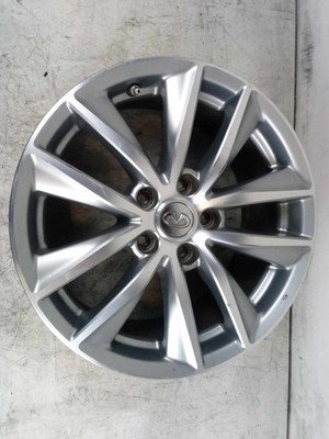 2014-2017 INFINITI Q50 Wheel Rim 17x7.5" Alloy 5 Double Spoke Charcoal OEM