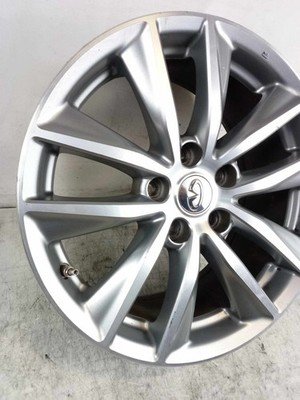 2014-2017 INFINITI Q50 Wheel Rim 17x7.5" Alloy 5 Double Spoke Charcoal OEM - Image 3