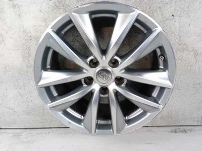 2014-2017 INFINITI Q50 Wheel Rim 17x7.5" Alloy 5 Double Spoke Silver OEM
