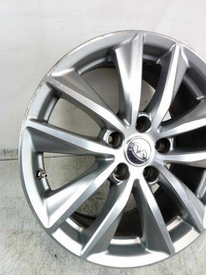 2014-2017 INFINITI Q50 Wheel Rim 17x7.5" Alloy 5 Double Spoke Silver OEM - Image 4