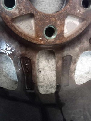 2001-2002 HONDA ACCORD Wheel Rim 16x6.5" Alloy 5 Double Spoke Silver OEM - Image 5