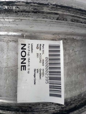 2001-2002 HONDA ACCORD Wheel Rim 16x6.5" Alloy 5 Double Spoke Silver OEM - Image 6