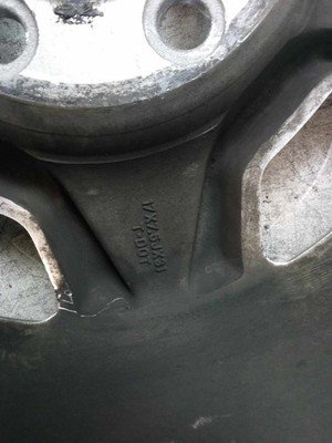 2007-2008 CHEVY TAHOE Wheel Rim 17x7.5" Alloy 5 Spoke Machined Silver OEM - Image 2