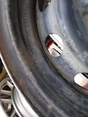 1995-2000 TOYOTA TACOMA 4x2 RWD Wheel Rim Steel 14x5" OEM 4260104090 - Image 4