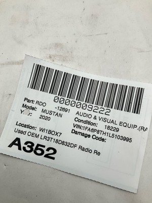 2020-2023 FORD MUSTANG Audio Radio Receiver OEM LR3T18D832DF - Image 11