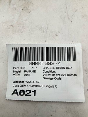 2012-2015 PORSCHE PANAMERA Liftgate Control Module OEM 4H0959107S - Image 8